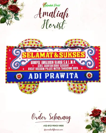 Papan Bunga Ucapan Selamat Kalibanteng Kidul
